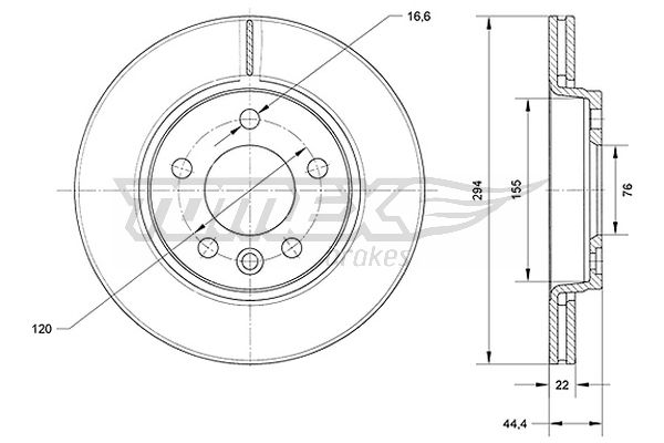 TOMEX Brakes TX 71-07...